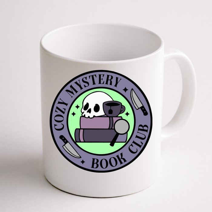 Cozy Mystery Book Club Mystery Mystery Reader Front & Back Coffee Mug