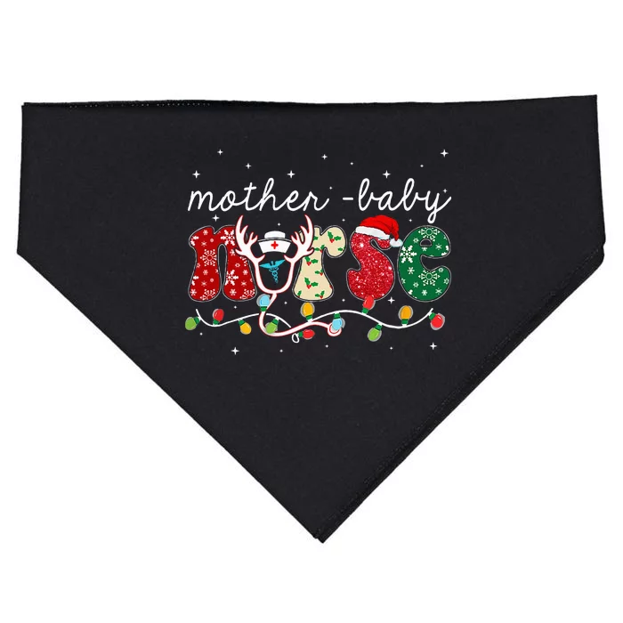 Christmas Mother Baby Nurses Wrap The Best Gifts USA-Made Doggie Bandana