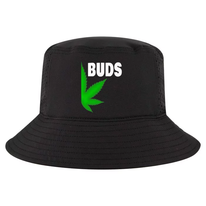 Couples Matching Best Buds BFF Marijuana Leaf Weed Gift Cool Comfort Performance Bucket Hat