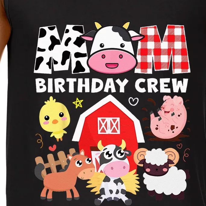 Cow Mom Birthday Crew Farm Theme Animals Kids Birthday Party Comfort Colors® Tank Top