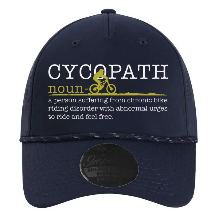 Cycopath Mountain Bike Funny MTB Biker Biking Gift Performance The Dyno Cap