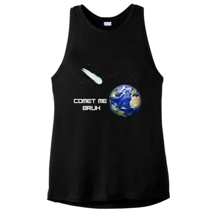 Comet Me Bruh Ladies Tri-Blend Wicking Tank