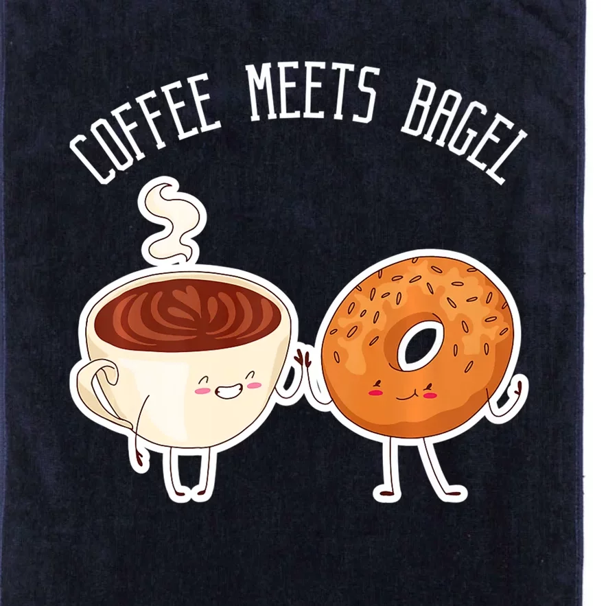 Coffee Meets Bagel Bagels Platinum Collection Golf Towel