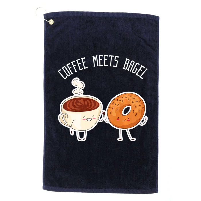 Coffee Meets Bagel Bagels Platinum Collection Golf Towel