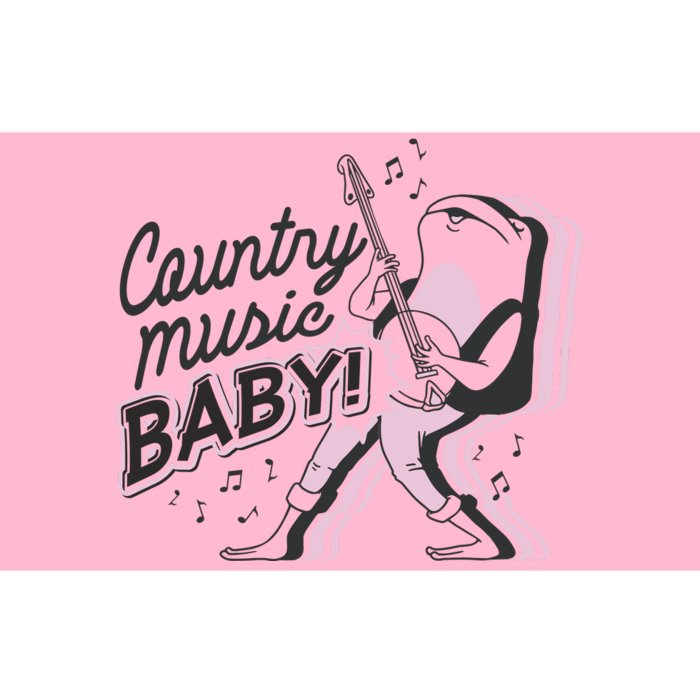 Country Music Baby Frog Bumper Sticker