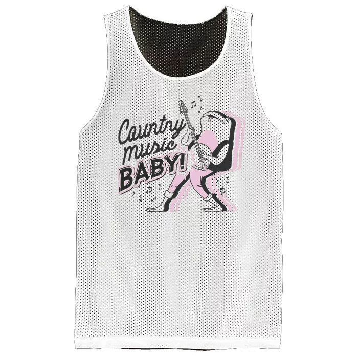 Country Music Baby Frog Mesh Reversible Basketball Jersey Tank