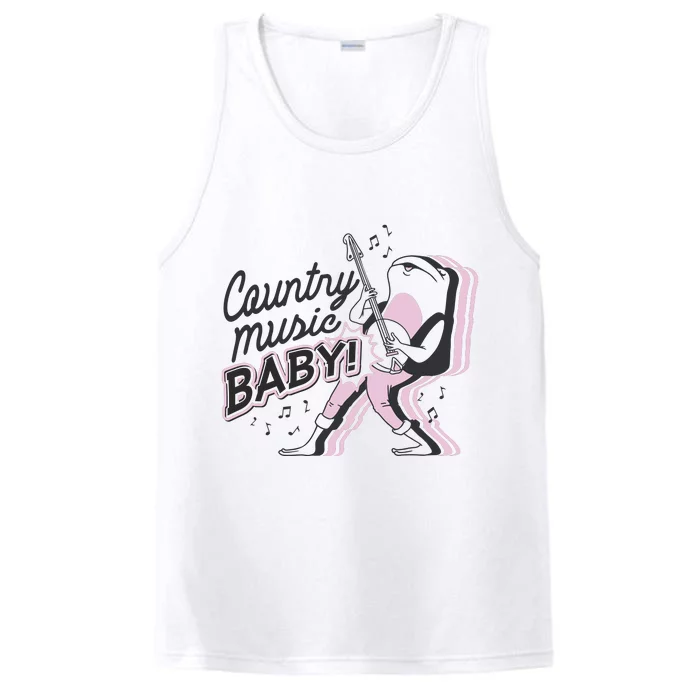 Country Music Baby Frog Performance Tank