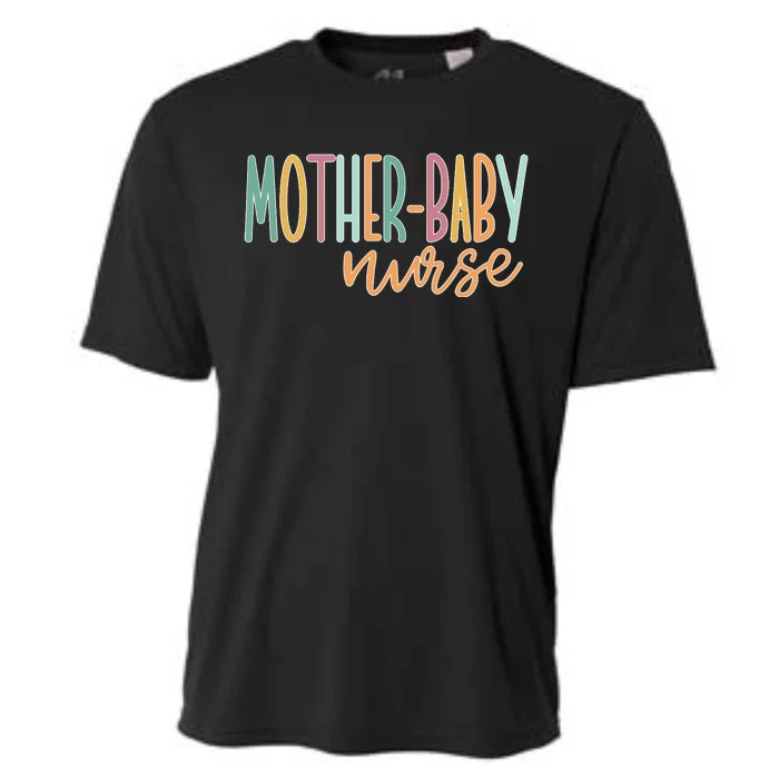 Cute Mother Baby Nurse Gift Cooling Performance Crew T-Shirt