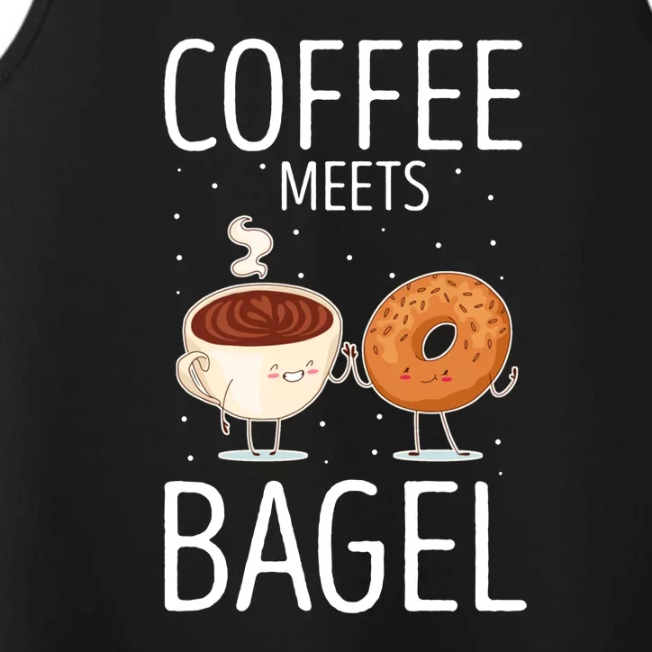 Coffee Meets Bagel Baker Bagels Dough Funny Performance Tank