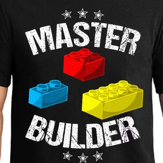 Cool Master Builder Funny Building Blocks Gift Men Women Pajama Set