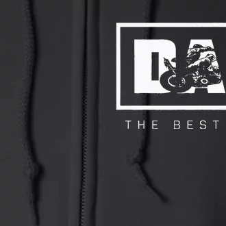 Classic Motorcycle Biker Dad The Best Ever Full Zip Hoodie