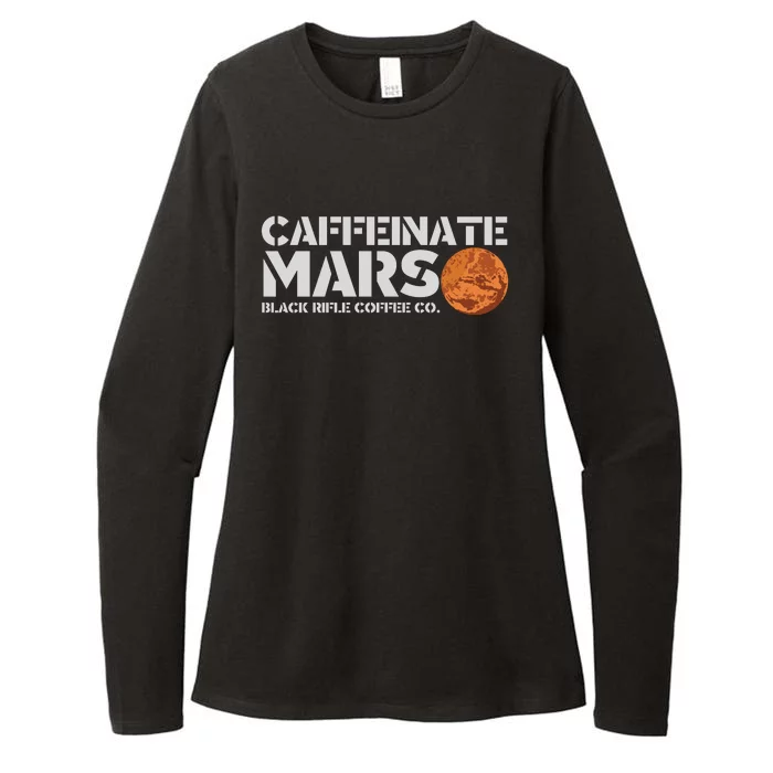 Caffeinate Mars Black Rifle Coffee Co. Womens CVC Long Sleeve Shirt