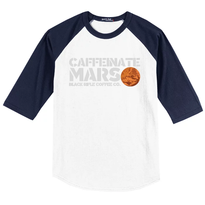 Caffeinate Mars Black Rifle Coffee Co. Baseball Sleeve Shirt