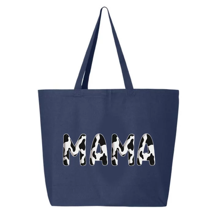 Cow Mama Birthday Family Matching Mothers Day Boy Girl Farm 25L Jumbo Tote