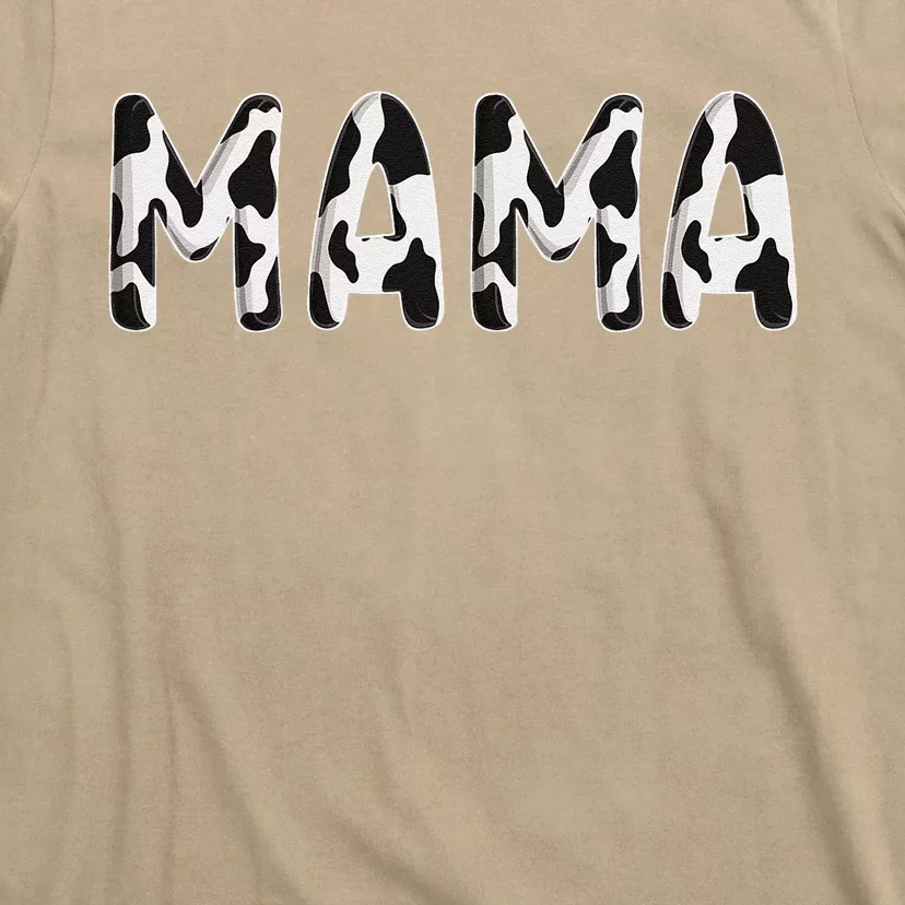 Cow Mama Birthday Family Matching Mothers Day Boy Girl Farm T-Shirt