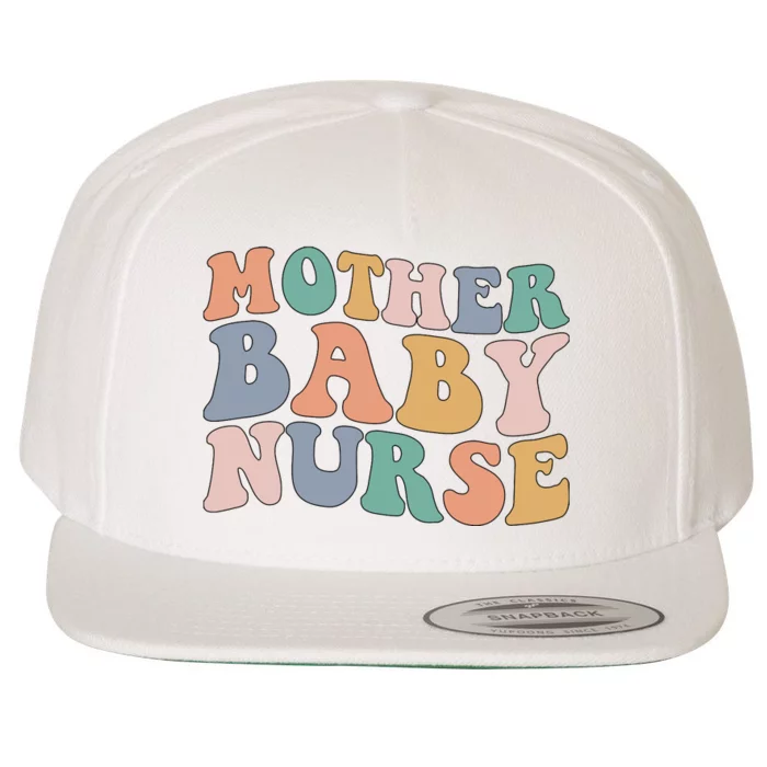 Cute Mother Baby Nurse Gift Wool Snapback Cap