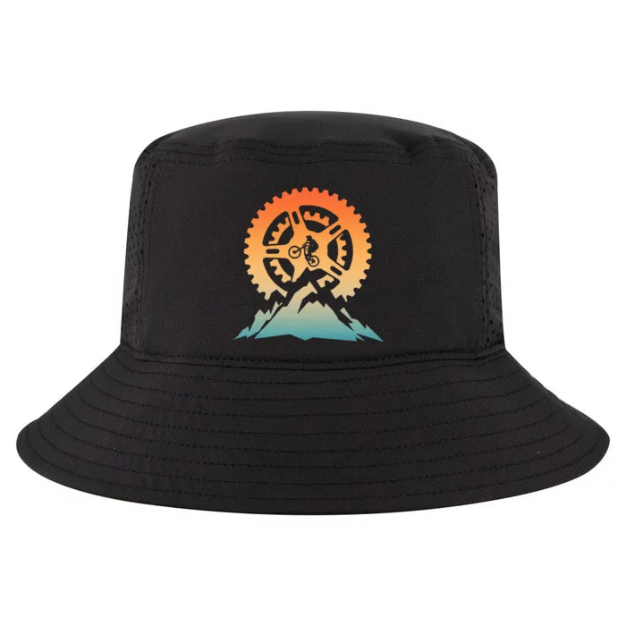 Cute Mountain Bike Art Offroad Mountain Biking Cool Comfort Performance Bucket Hat