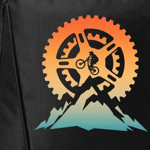 Cute Mountain Bike Art Offroad Mountain Biking City Backpack