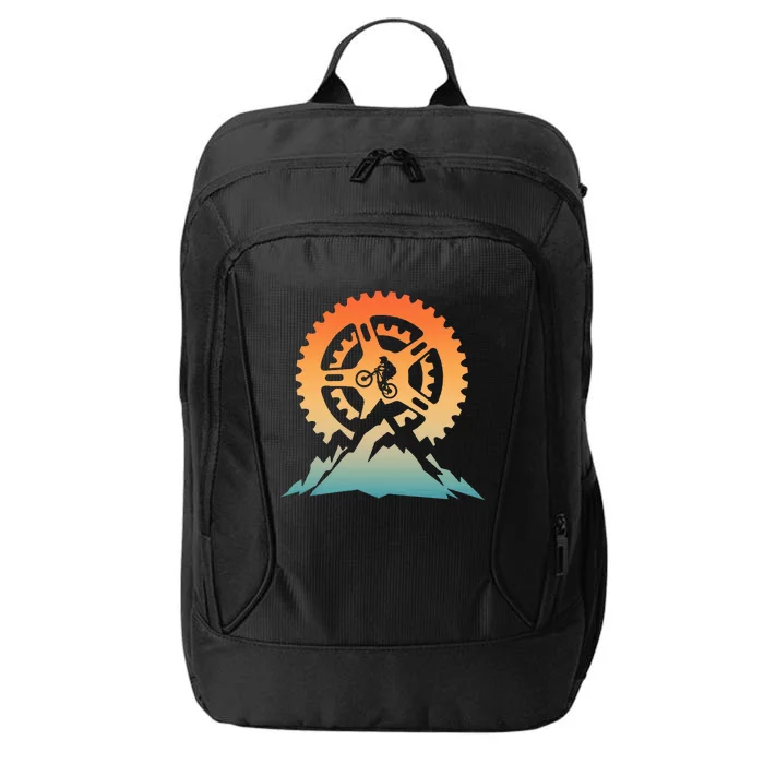 Cute Mountain Bike Art Offroad Mountain Biking City Backpack