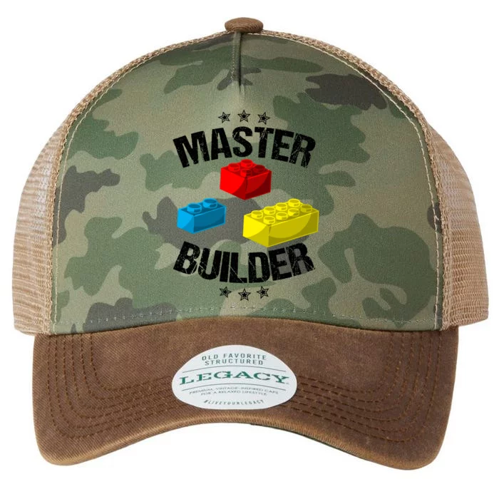 Cool Master Builder Funny Building Blocks Gift Gift Legacy Tie Dye Trucker Hat