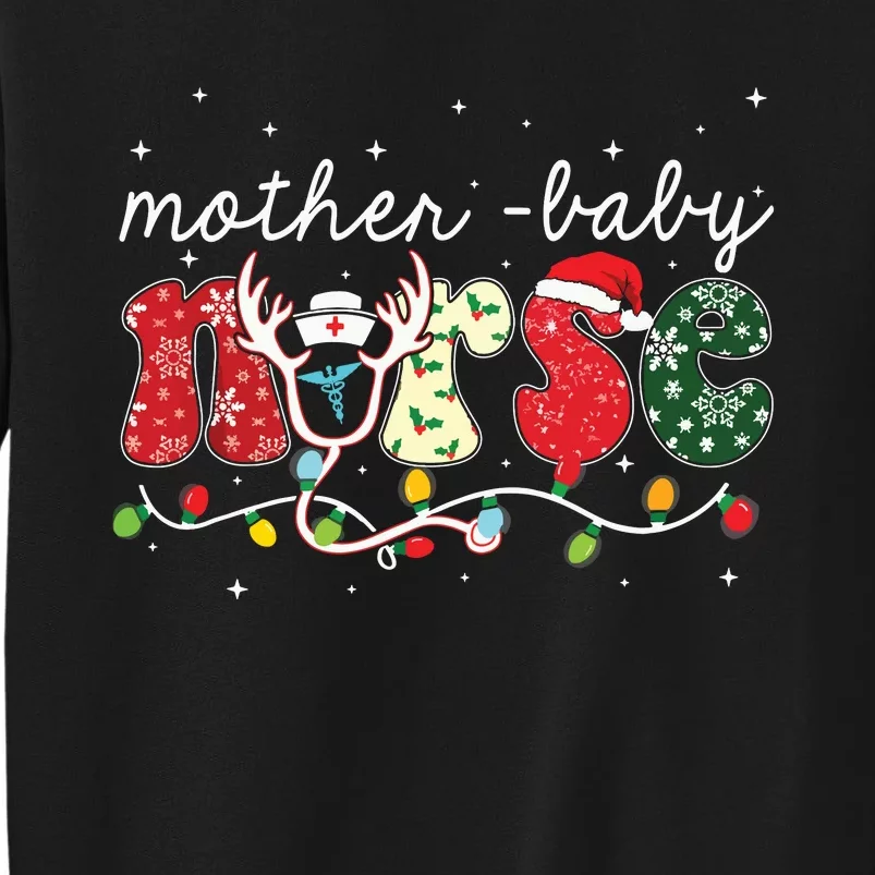 Christmas Mother Baby Nurses Wrap The Best Gifts Tall Sweatshirt