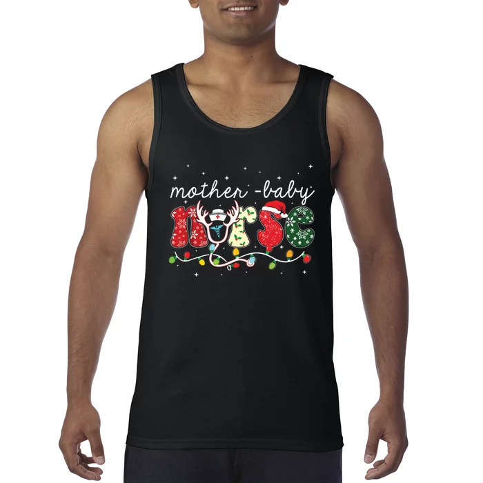 Christmas Mother Baby Nurses Wrap The Best Gifts Tank Top