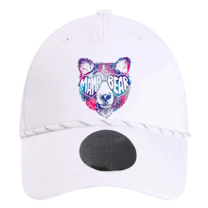 Colorful Mama Bear Face Sunglasses Mother's Day Performance The Dyno Cap