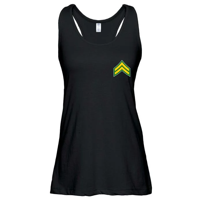 Corporal Military Badge Ladies Essential Flowy Tank