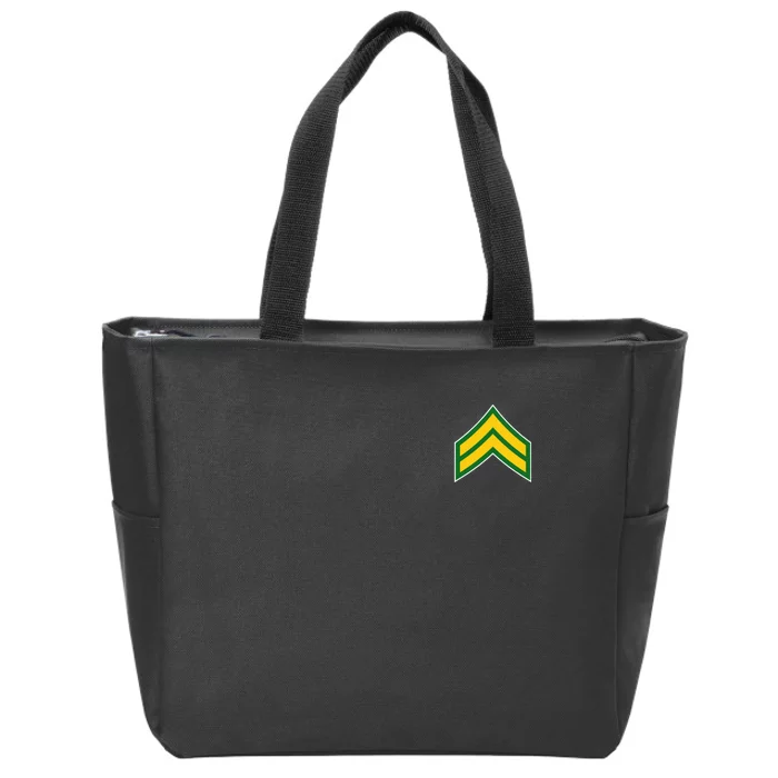 Corporal Military Badge Zip Tote Bag