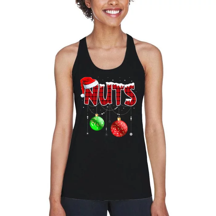 Christmas Matching Couple Family Chestnuts Women's Racerback Tank