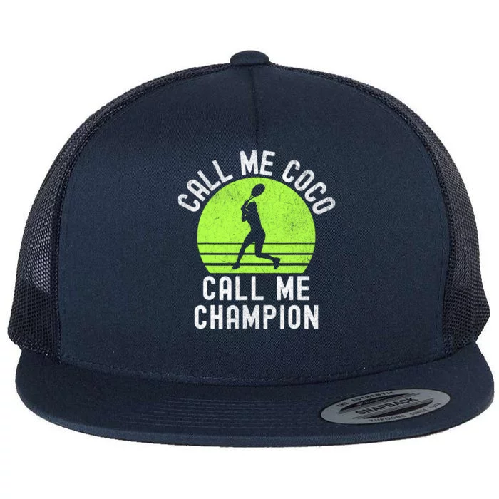 Call Me Coco Call Me Champion Flat Bill Trucker Hat