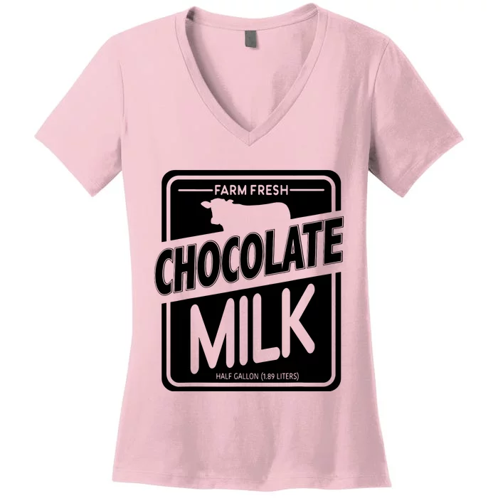 Chocolate Milk Costume T Chocolate Milk Women's V-Neck T-Shirt