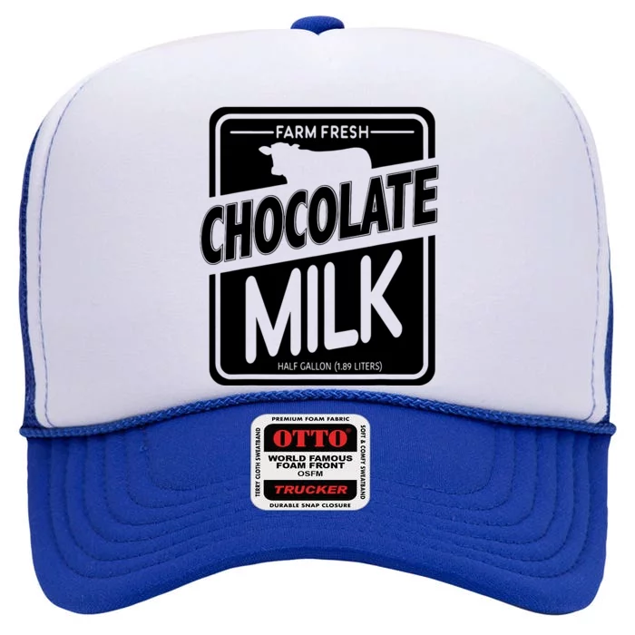 Chocolate Milk Costume T Chocolate Milk High Crown Mesh Trucker Hat