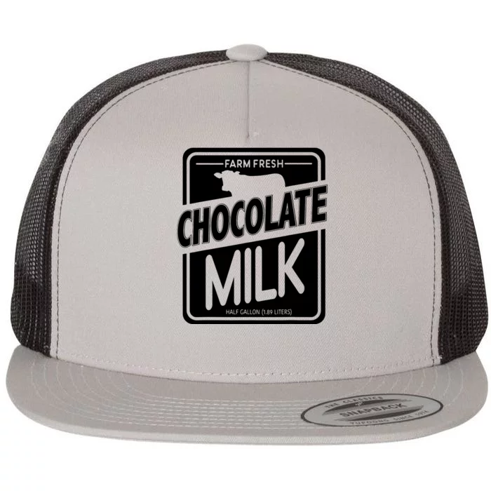 Chocolate Milk Costume T Chocolate Milk Flat Bill Trucker Hat