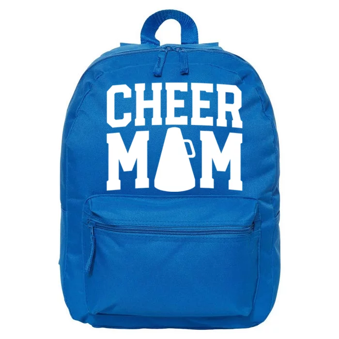 Cheer Mom Cute Gift Cheerleader Mom Funny Gift Mother Cool Gift 16 in Basic Backpack