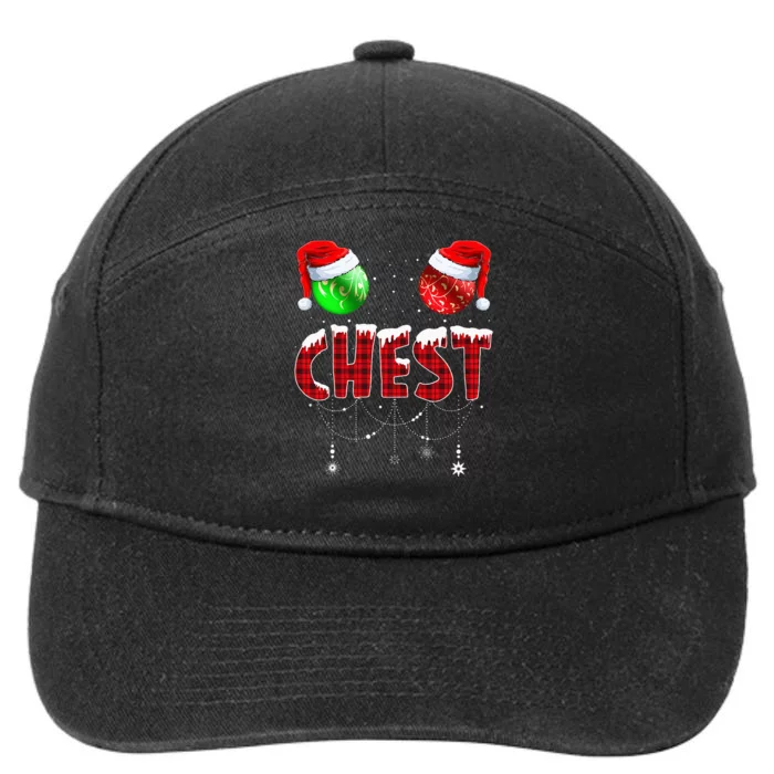 Christmas Matching Couple Family Chestnuts 7-Panel Snapback Hat