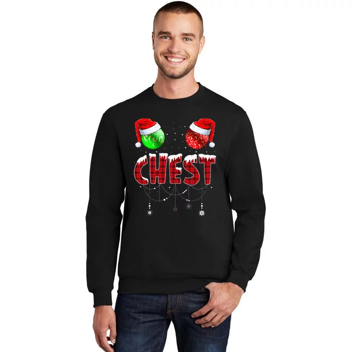 Christmas Matching Couple Family Chestnuts Tall Sweatshirt