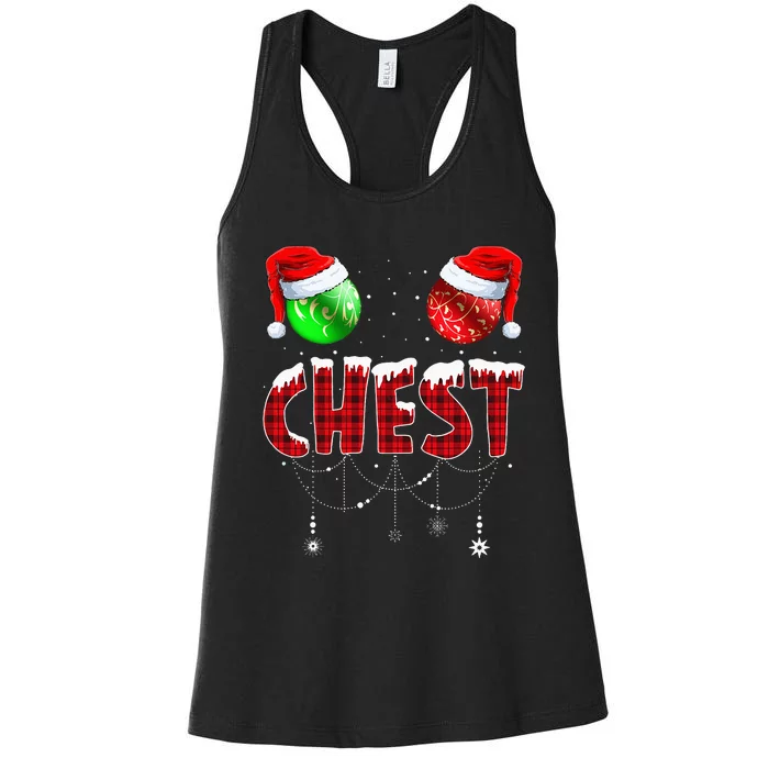 Christmas Matching Couple Family Chestnuts Women's Racerback Tank