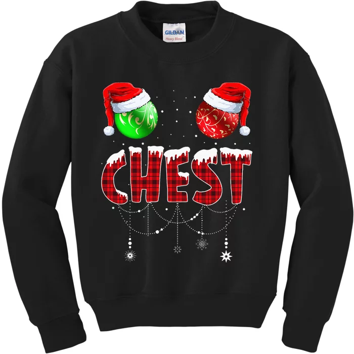 Christmas Matching Couple Family Chestnuts Kids Sweatshirt