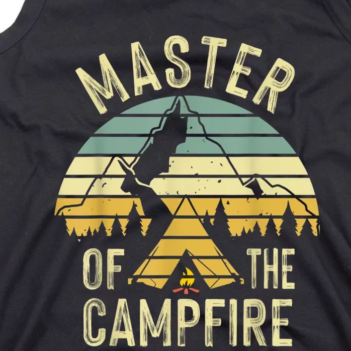 Cool Master Campfire Funny Camping Gift For Men Women Tank Top