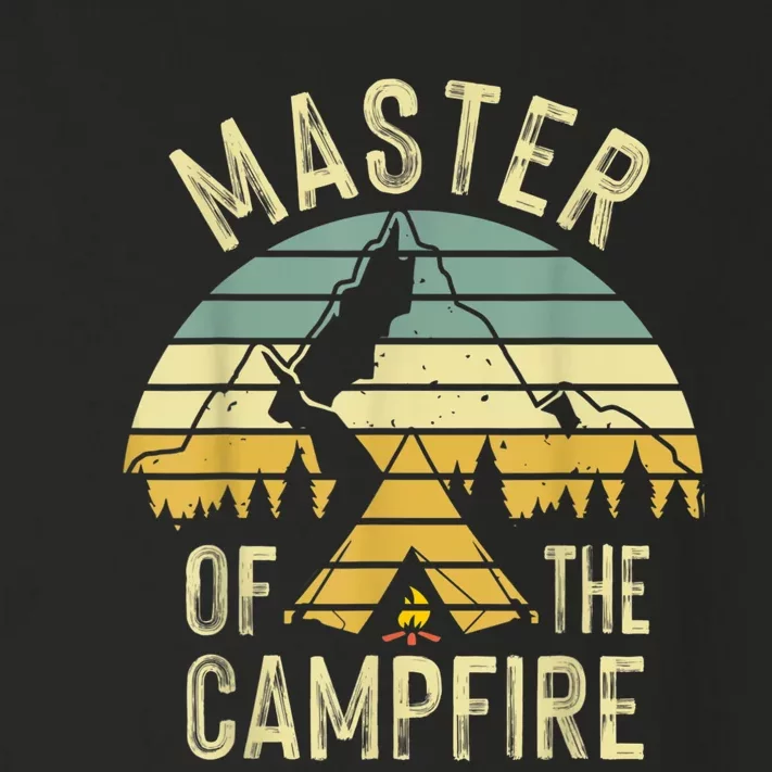 Cool Master Campfire Funny Camping Gift For Men Women Toddler Long Sleeve Shirt