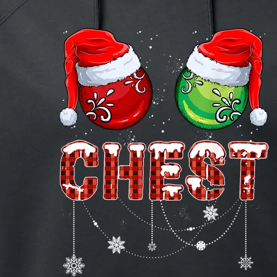 Christmas Matching Couple Family Chestnuts Performance Fleece Hoodie