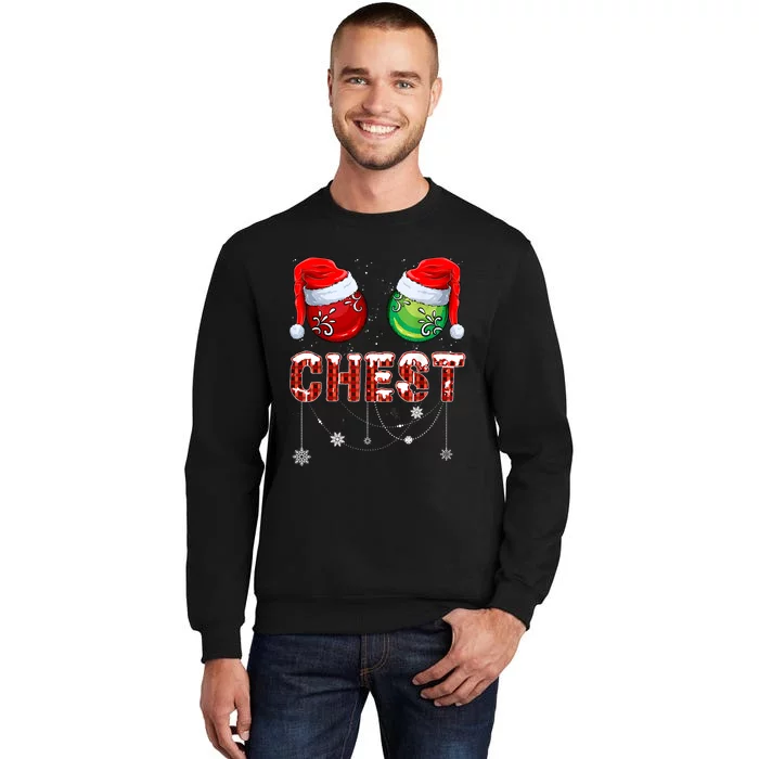 Christmas Matching Couple Family Chestnuts Tall Sweatshirt