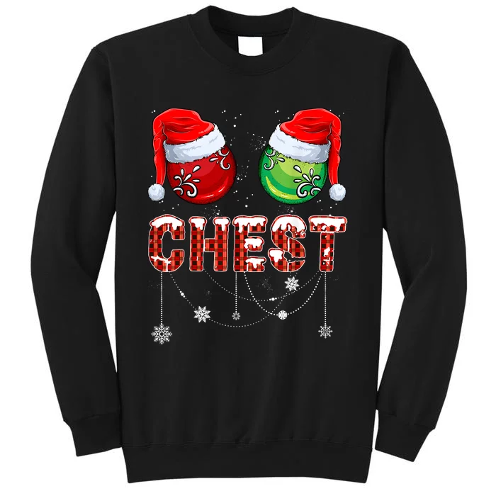 Christmas Matching Couple Family Chestnuts Tall Sweatshirt