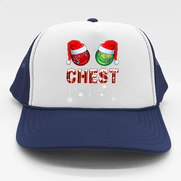 Christmas Matching Couple Family Chestnuts Trucker Hat