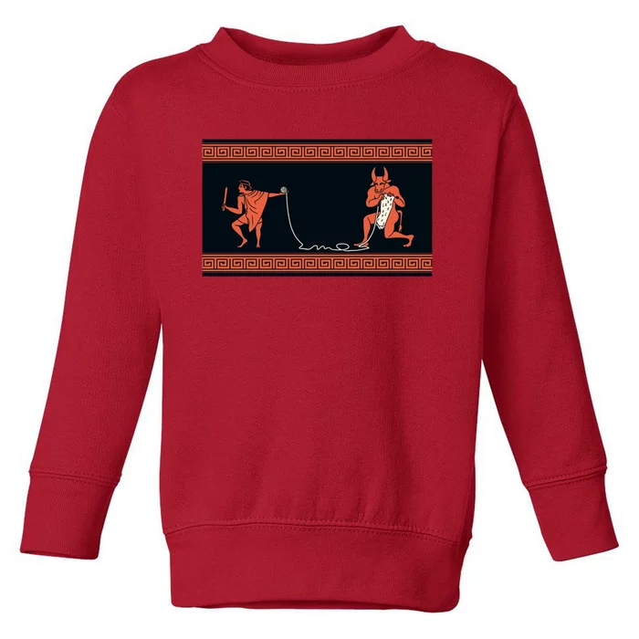 Crafty Minotaur Toddler Sweatshirt