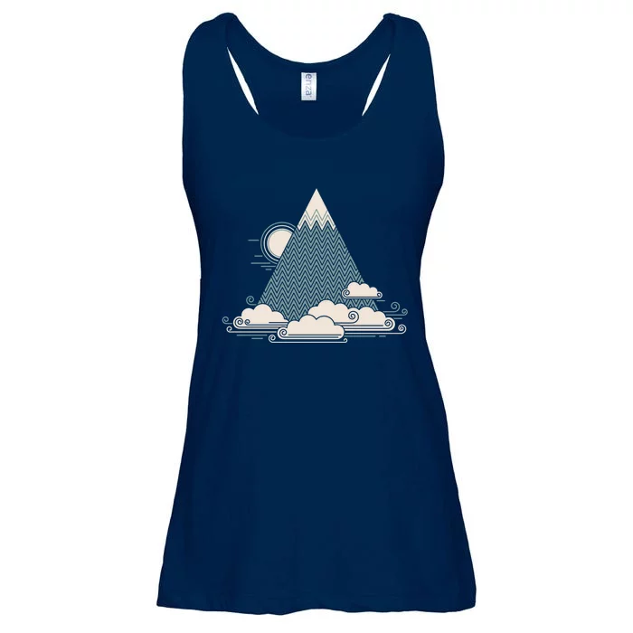 Cloud Mountain Ladies Essential Flowy Tank