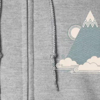 Cloud Mountain Full Zip Hoodie