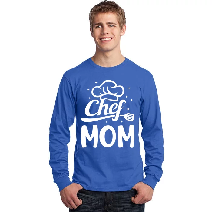 Chef Mom Culinary Mom Restaurant Cooking Kitchen Cooking Mom Cool Gift Tall Long Sleeve T-Shirt