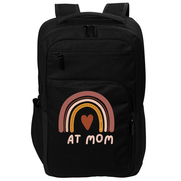 Cat Mom Cute Boho Rainbow Impact Tech Backpack